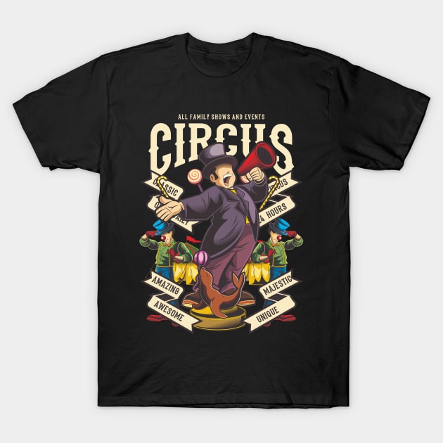 circus theme T-Shirt by Mako Design 